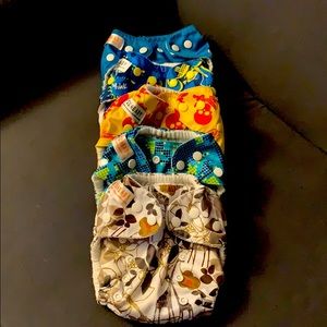 Sold. 5 GUC sunbaby cloth diapers with inserts